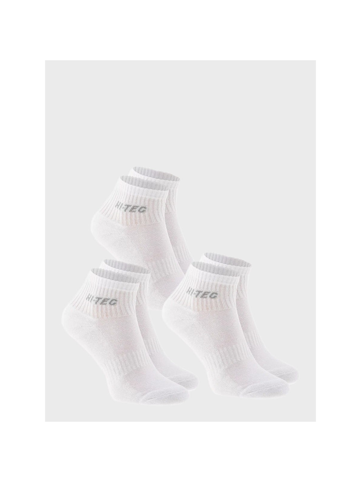 HI-TEC Skarpety krótkie Quarro Pack II 3 pary białe 36-39