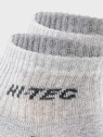 HI-TEC Skarpety krótkie Quarro Pack II 3 pary szary melanż 36-39