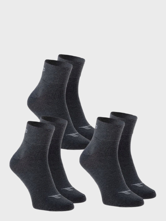 HI-TEC Skarpety krótkie Chire Pack II 3 pary ciemnoszare 36-39