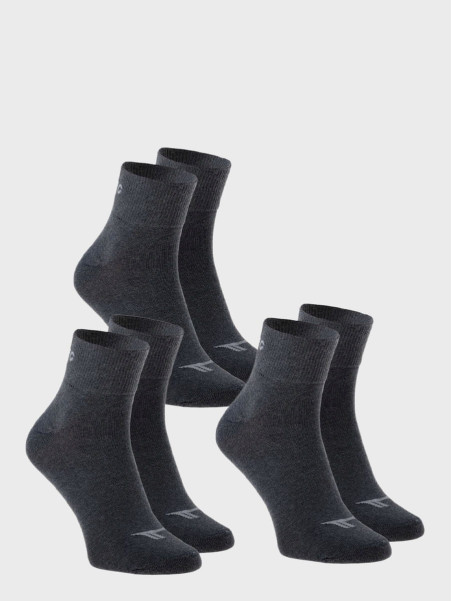 HI-TEC Skarpety krótkie Chire Pack II 3 pary ciemnoszare 36-39