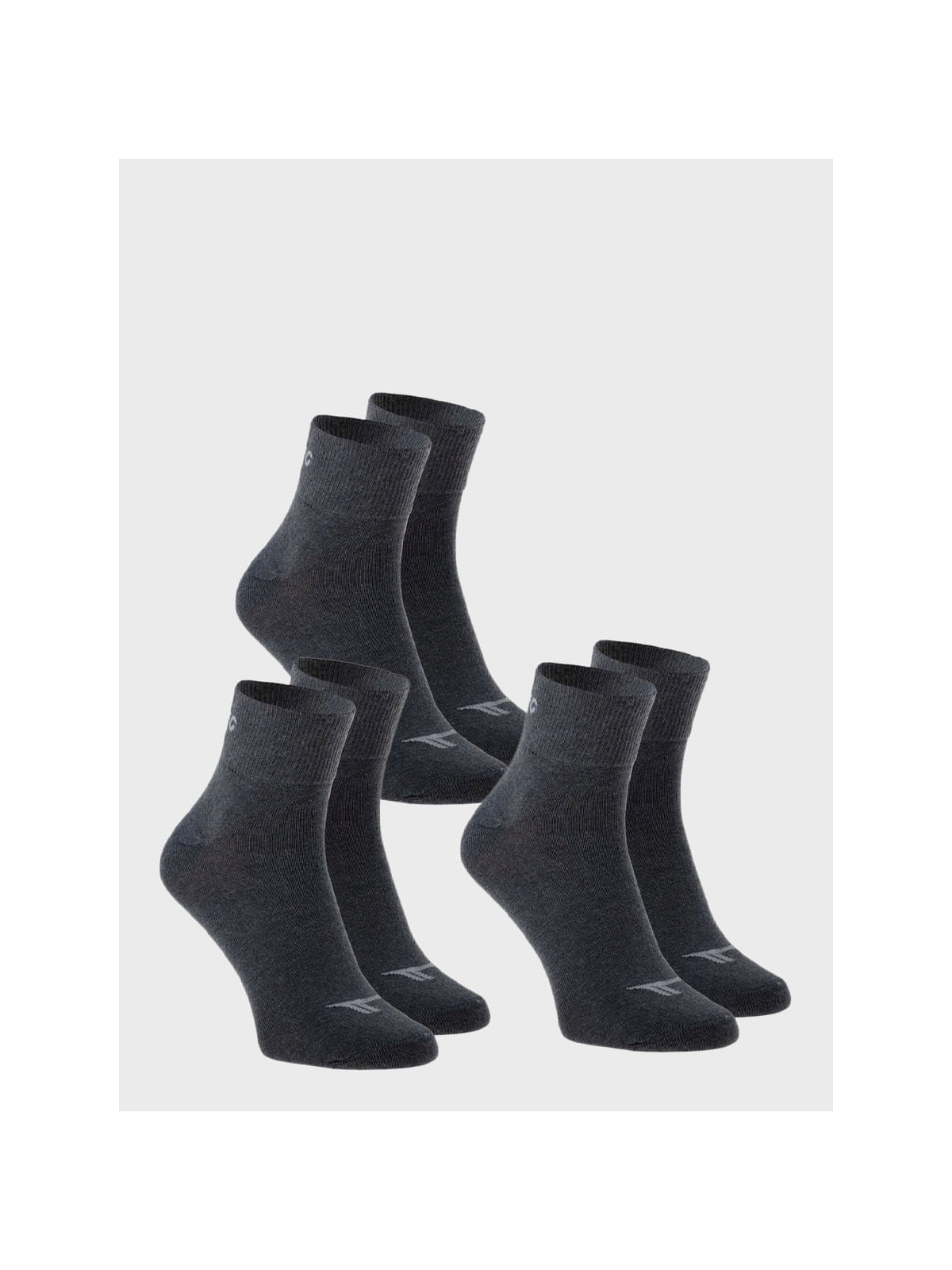 HI-TEC Skarpety krótkie Chire Pack II 3 pary ciemnoszare 36-39
