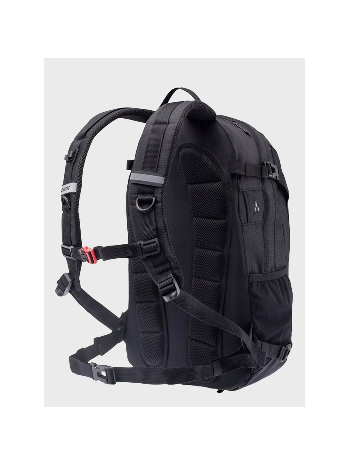 HI-TEC PLECAK TURYSTYCZNY TREKKINGOWY TREK 25L + POKROWIEC CZARNO-CZERWONY