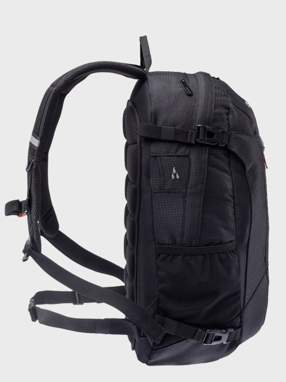 HI-TEC PLECAK TURYSTYCZNY TREKKINGOWY TREK 25L + POKROWIEC CZARNO-CZERWONY