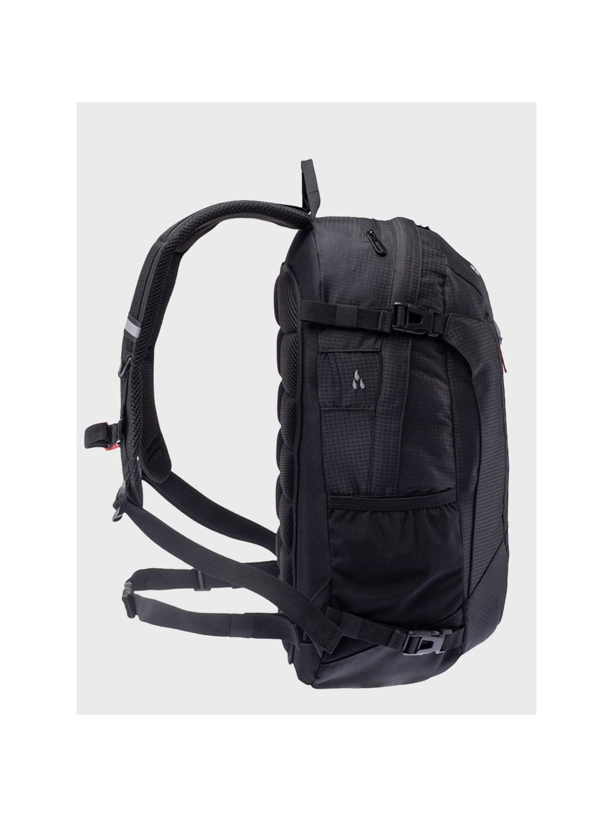HI-TEC PLECAK TURYSTYCZNY TREKKINGOWY TREK 25L + POKROWIEC CZARNO-CZERWONY