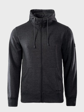 HI-TEC BLUZA MĘSKA DRESOWA SPORTOWA SILIAN II CIEMNY SZARY MELANŻ XXL