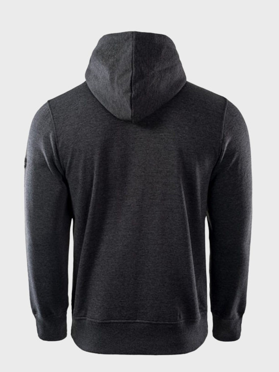 HI-TEC BLUZA MĘSKA DRESOWA SPORTOWA SILIAN II CIEMNY SZARY MELANŻ XXL