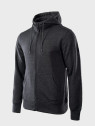 HI-TEC BLUZA MĘSKA DRESOWA SPORTOWA SILIAN II CIEMNY SZARY MELANŻ XXL