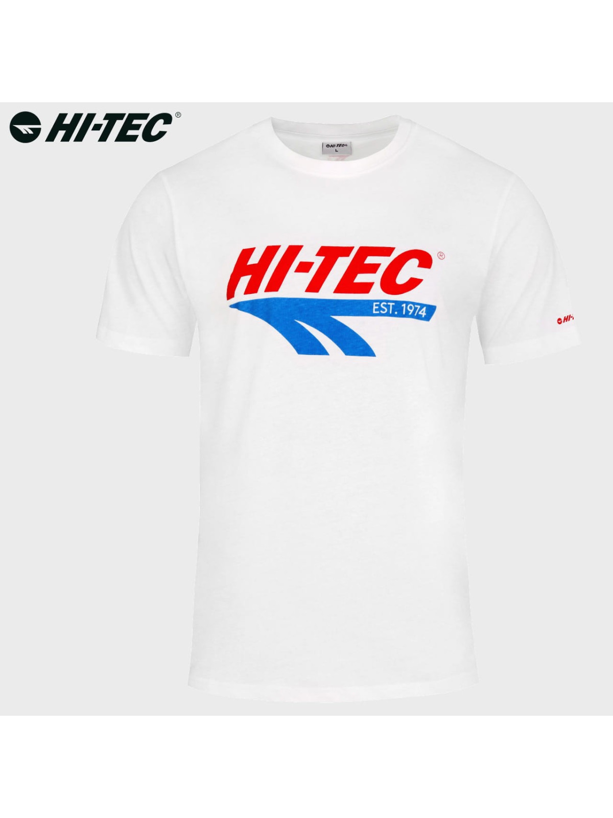 HI-TEC KOSZULKA T-SHIRT RETRO BIAŁA XXL