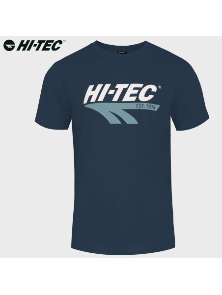 HI-TEC KOSZULKA T-SHIRT RETRO NIEBIESKA L