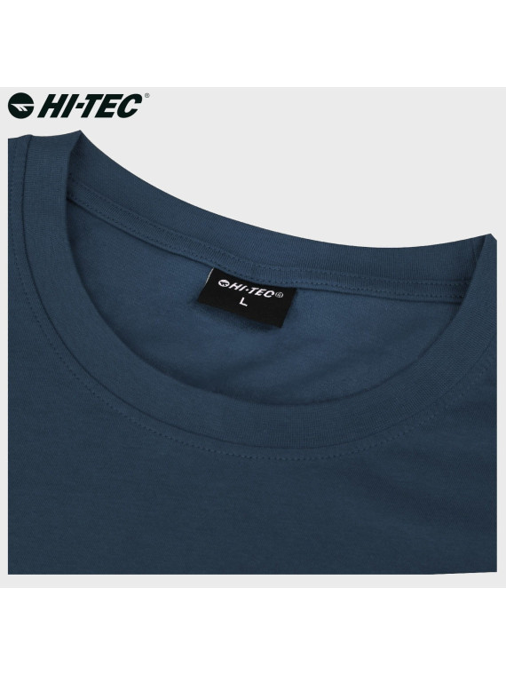HI-TEC KOSZULKA T-SHIRT RETRO NIEBIESKA L