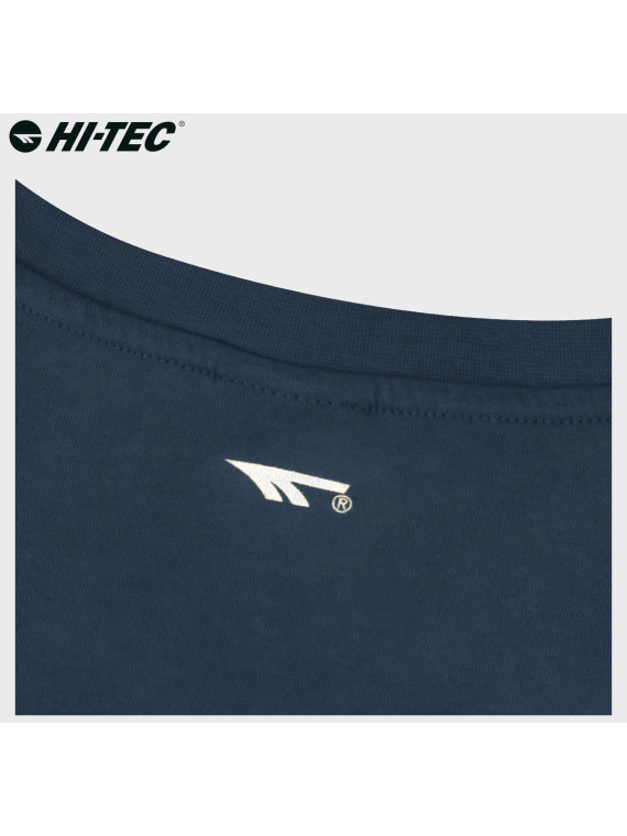 HI-TEC KOSZULKA T-SHIRT RETRO NIEBIESKA L