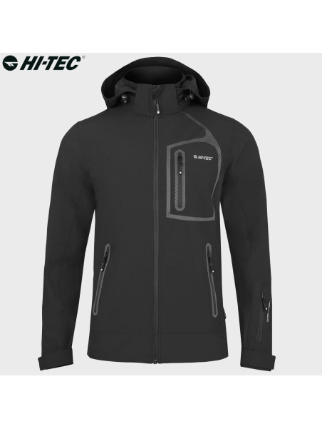 HI-TEC KURTKA SOFTSHELL NILS CZARNA XXL