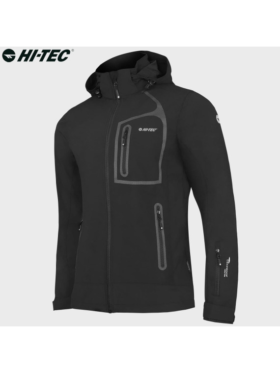 HI-TEC KURTKA SOFTSHELL NILS CZARNA XXL
