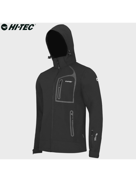 HI-TEC KURTKA SOFTSHELL NILS CZARNA XXL