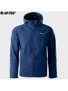 HI-TEC KURTKA SOFTSHELL NETI WODOODPORNA NIEBIESKA M