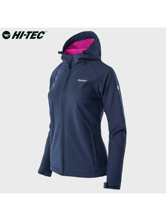 HI-TEC KURTKA DAMSKA SOFTSHELL NETI GRANATOWA S