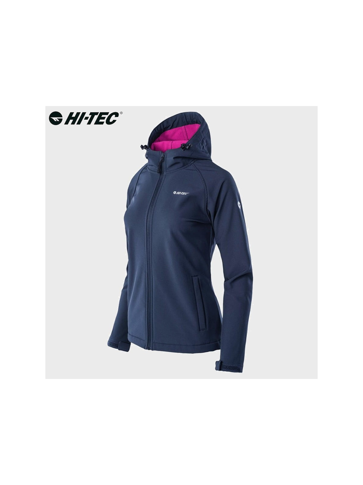 HI-TEC KURTKA DAMSKA SOFTSHELL NETI GRANATOWA S