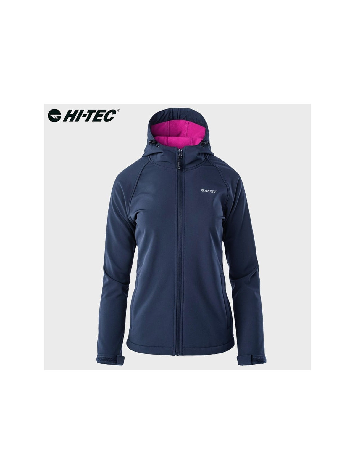 HI-TEC KURTKA DAMSKA SOFTSHELL NETI GRANATOWA S