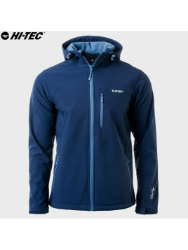HI-TEC KURTKA MĘSKA SOFTSHELL CAEN NIEBIESKA XXL