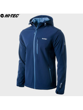 HI-TEC KURTKA MĘSKA SOFTSHELL CAEN NIEBIESKA XXL