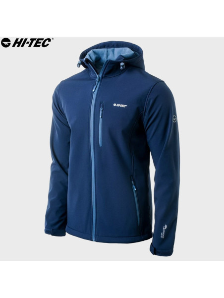 HI-TEC KURTKA MĘSKA SOFTSHELL CAEN NIEBIESKA XXL