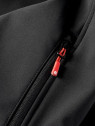 HI-TEC KURTKA MĘSKA SOFTSHELL CAEN CZARNA Z ELEMENTAMI POMARAŃCZOWYMI XXL