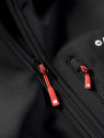 HI-TEC KURTKA MĘSKA SOFTSHELL CAEN CZARNA Z ELEMENTAMI POMARAŃCZOWYMI XXL