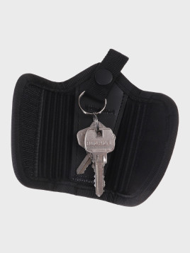 FOSTEX GARMENTS Pokrowiec etui do bezpiecznego cichego przenoszenia kluczy Czarny
