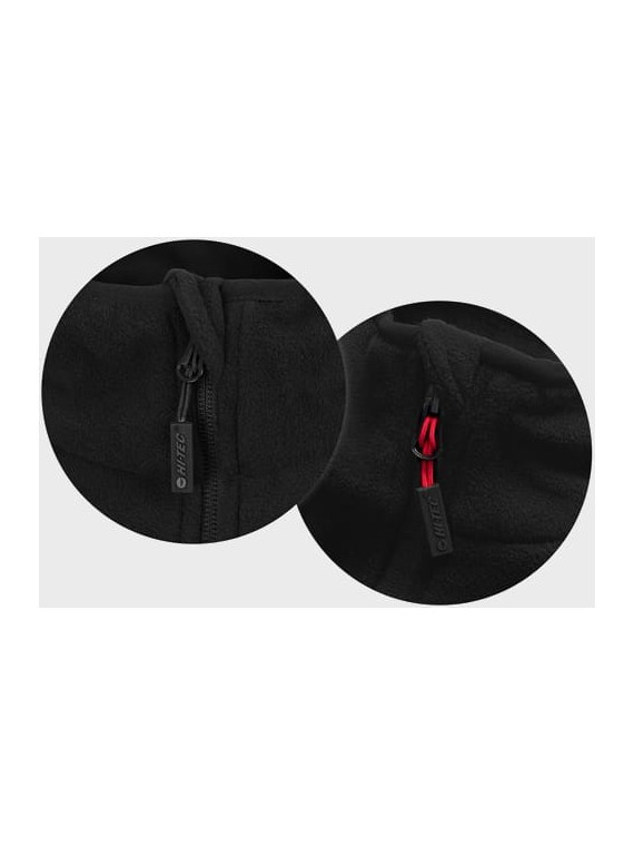 HI-TEC BLUZA POLAROWA ROZPINANA ZOE II CZARNA XXL