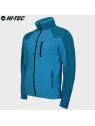 HI-TEC Bluza męska polarowa rozpinana Monar niebieska 3XL