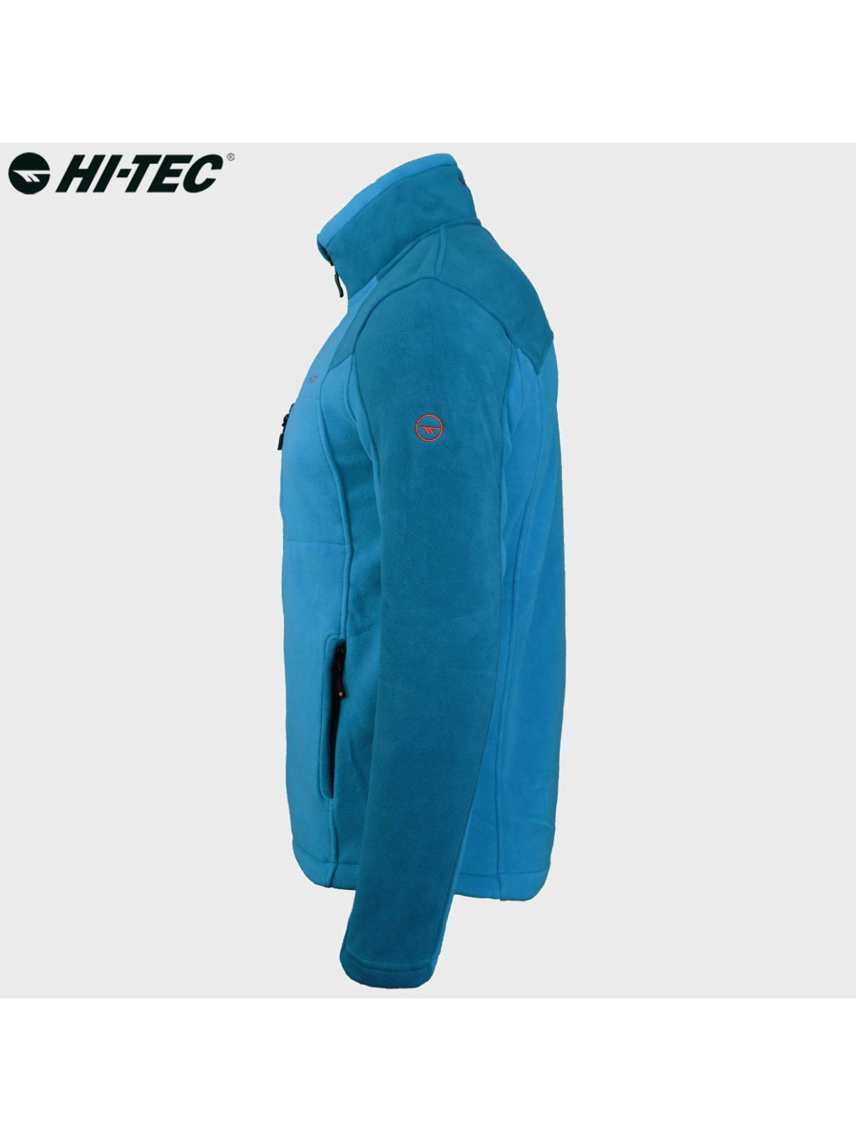 HI-TEC Bluza męska polarowa rozpinana Monar niebieska 3XL