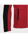 HI-TEC Bluza męska polarowa rozpinana Monar czerwono-czarna 3XL