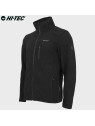 HI-TEC Bluza męska polarowa rozpinana Monar czarna L