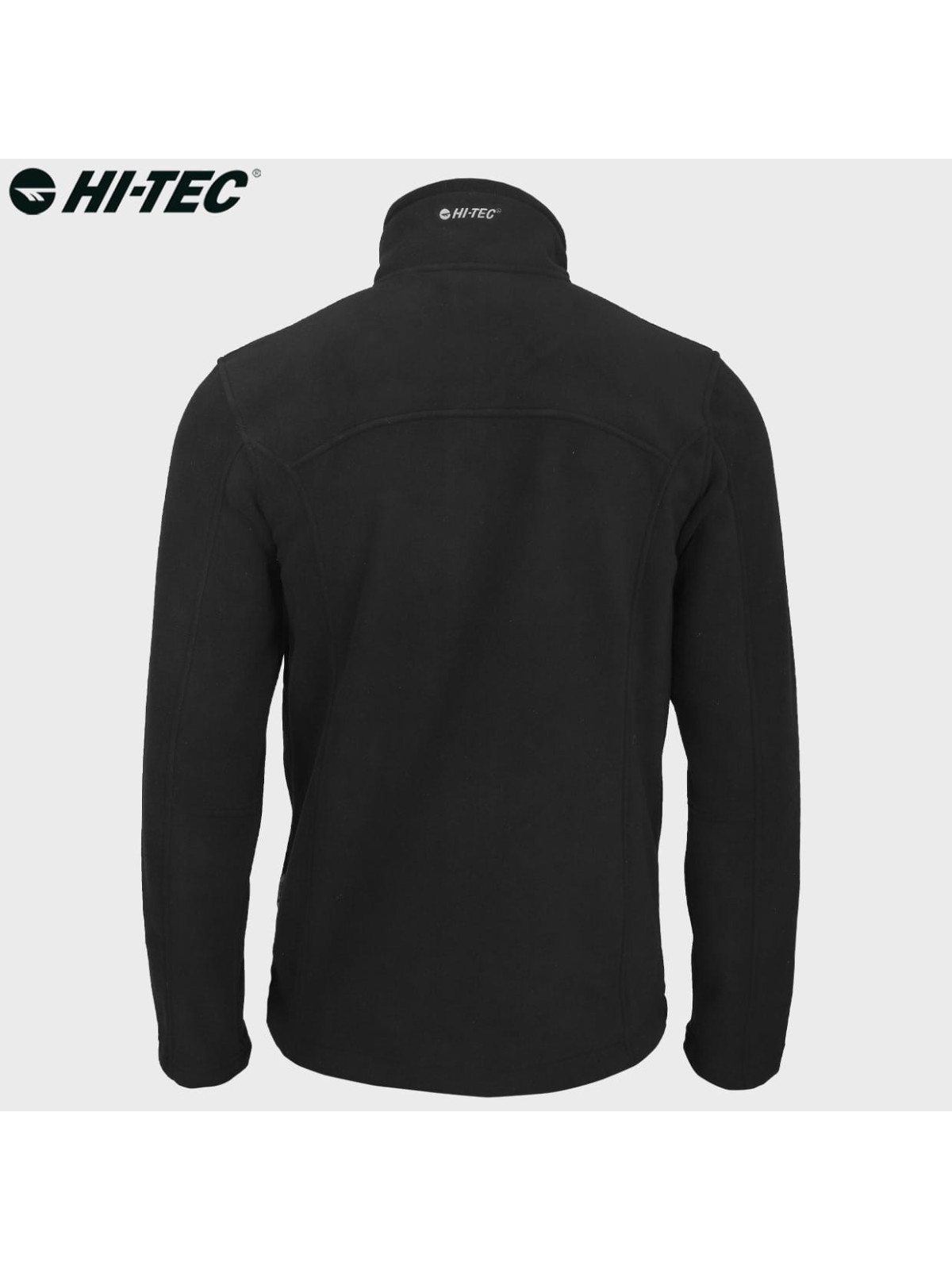 HI-TEC Bluza męska polarowa rozpinana Monar czarna L