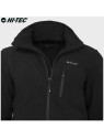 HI-TEC Bluza męska polarowa rozpinana Monar czarna L