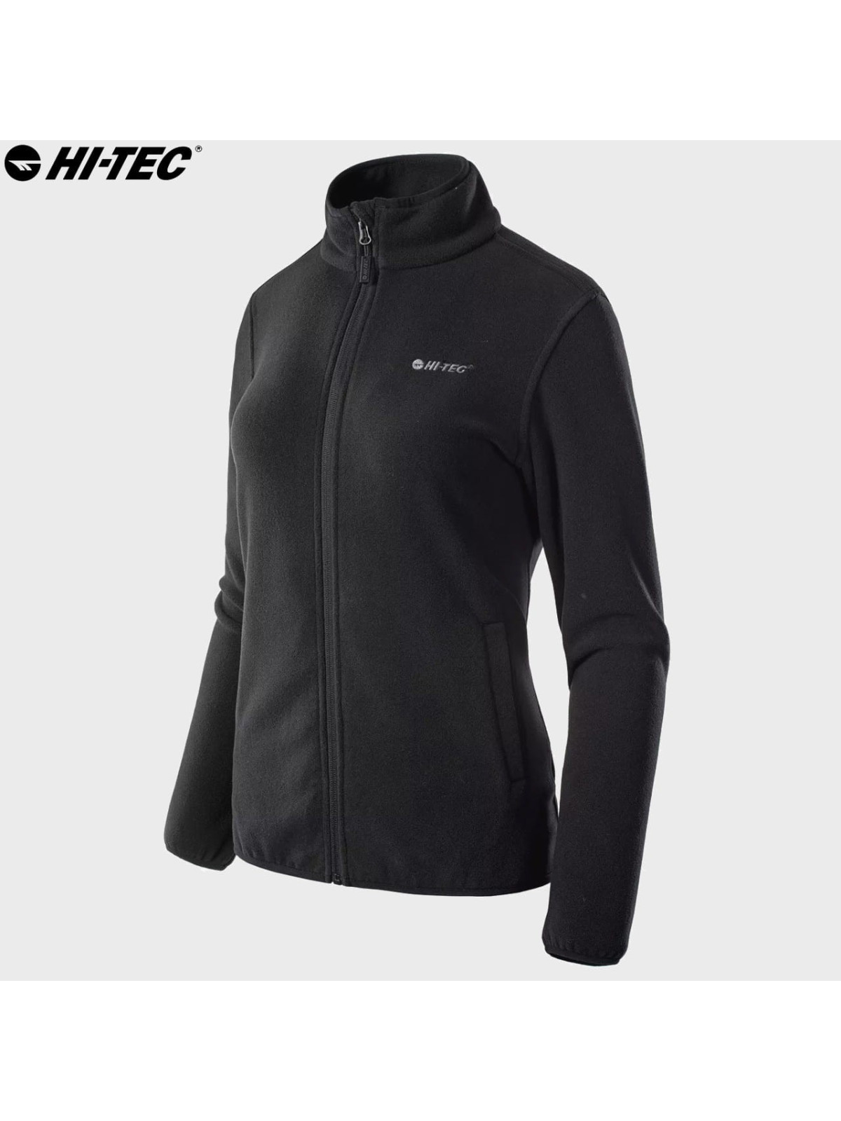 HI-TEC  BLUZA DAMSKA  POLAROWA ZOE ROZPINANA CZARNA L