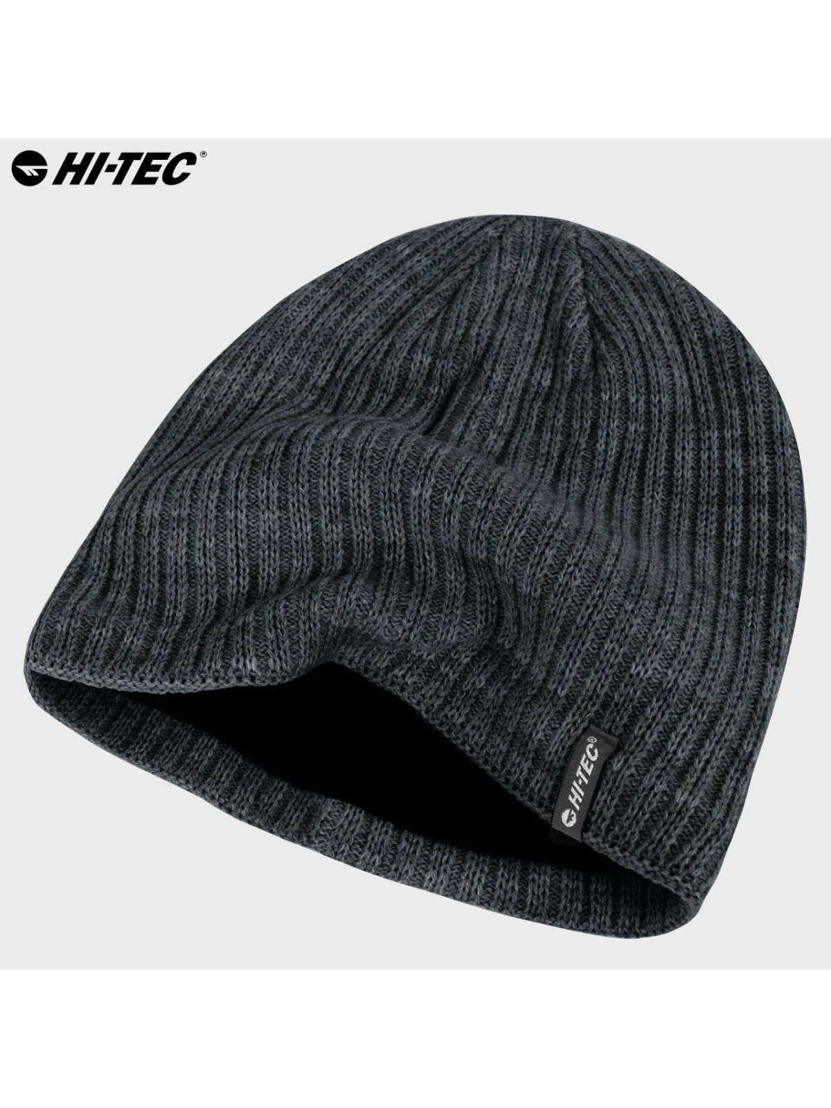 HI-TEC CZAPKA ZIMOWA RAMIR CIEMNOSZARY MELANŻ