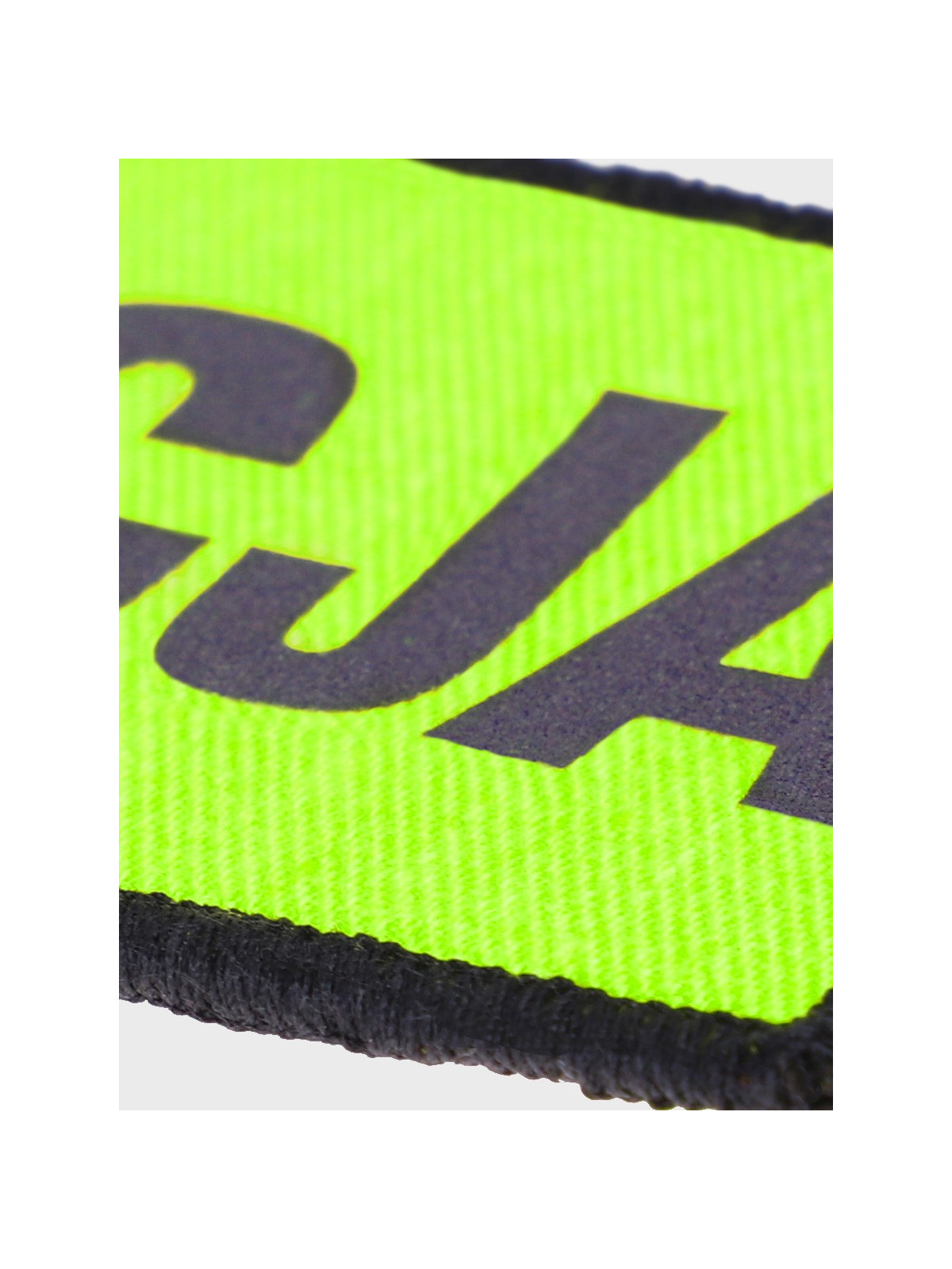 SPIN Naszywka emblemat POLICJA 50x100mm odblaskowa rzep żółta