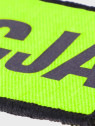 SPIN Naszywka emblemat POLICJA 50x100mm odblaskowa rzep żółta