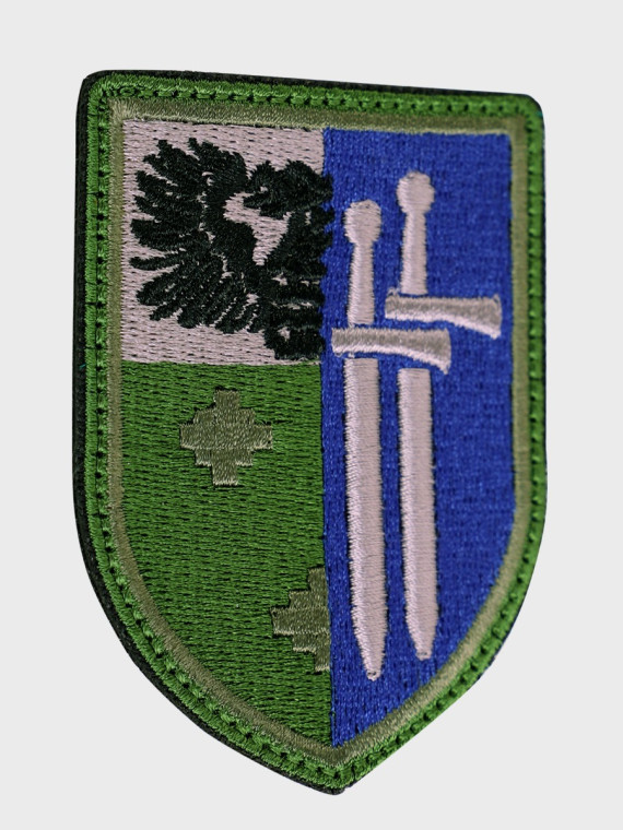 SPIN Emblemat Naszywka Giżycka 15 Brygada Zmechanizowana Zawiszy Czarnego