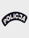 SPIN Emblemat POLICJA ŁUCZEK Mundur Wyjściowy Galowy Naszywka Granatowy
