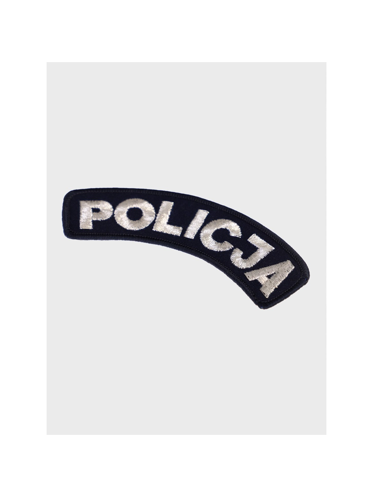 SPIN Emblemat POLICJA ŁUCZEK Mundur Wyjściowy Galowy Naszywka Granatowy