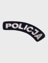 SPIN Emblemat POLICJA ŁUCZEK Mundur Wyjściowy Galowy Naszywka Granatowy