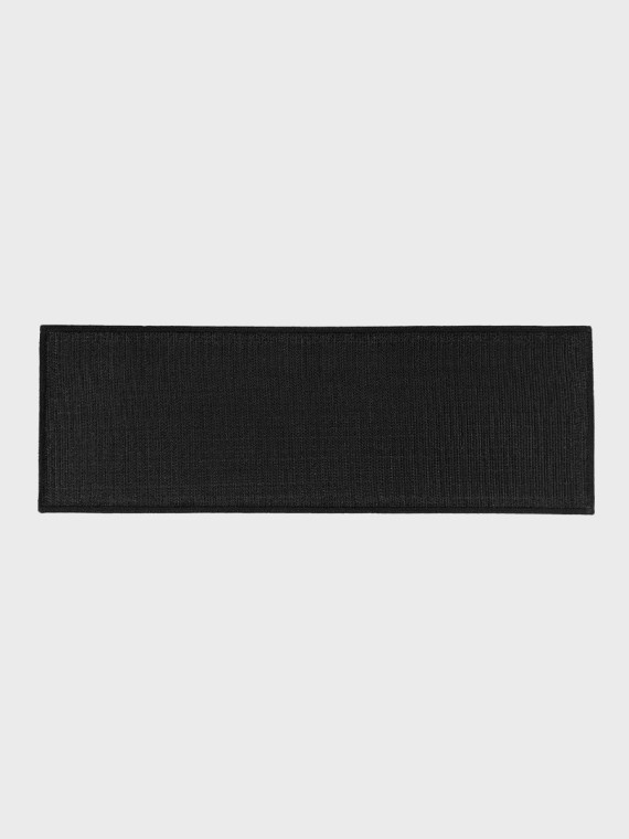 SPIN Naszywka Emblemat POLICJA 100x300mm ODBLASKOWA Rzep Czarna
