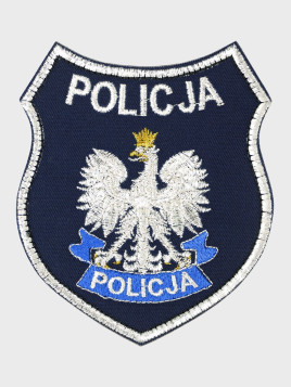 SPIN Emblemat Tarcza Policja Na Ramię Komisariat Duża Rzep Granatowa