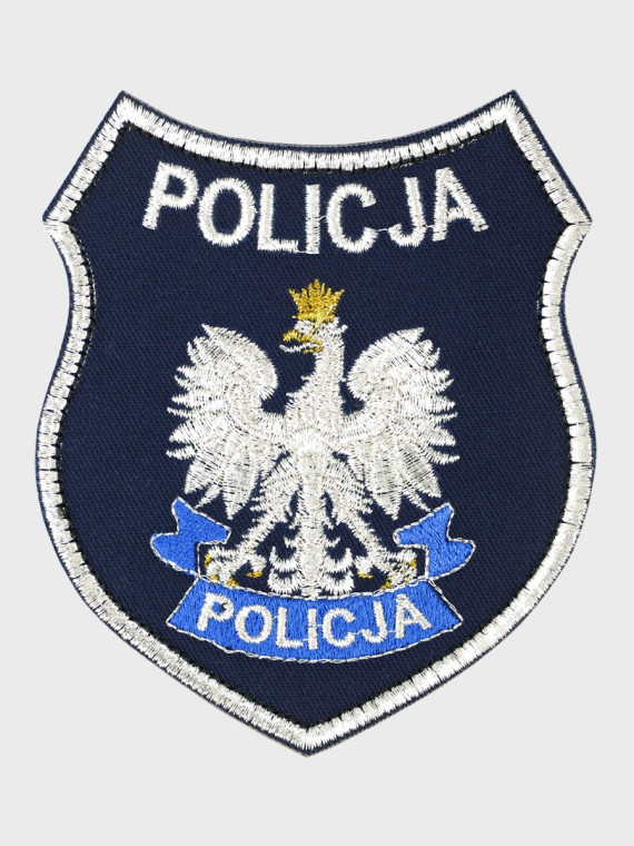 SPIN Emblemat Tarcza Policja Na Ramię Komisariat Duża Rzep Granatowa