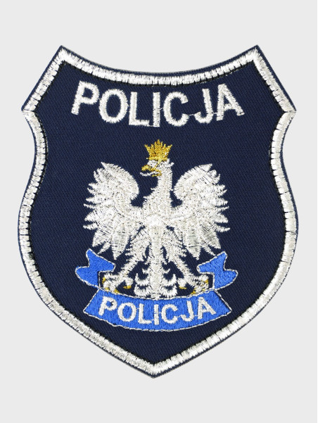 SPIN Emblemat Tarcza Policja Na Ramię Komisariat Duża Rzep Granatowa