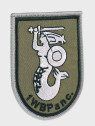 SPIN 1 Warszawska Brygada Pancerna 1WBPanc. Naszywka z Rzepem WP Gaszona 