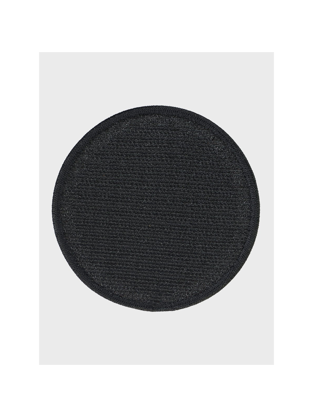 SPIN EMBLEMAT NASZYWKA Ratownik Medyczny NA RZEP 90x90 mm ODBLASKOWY CZARNY