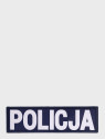 SPIN Naszywka Emblemat POLICJA 40x140mm ODBLASKOWA Rzep Granatowa